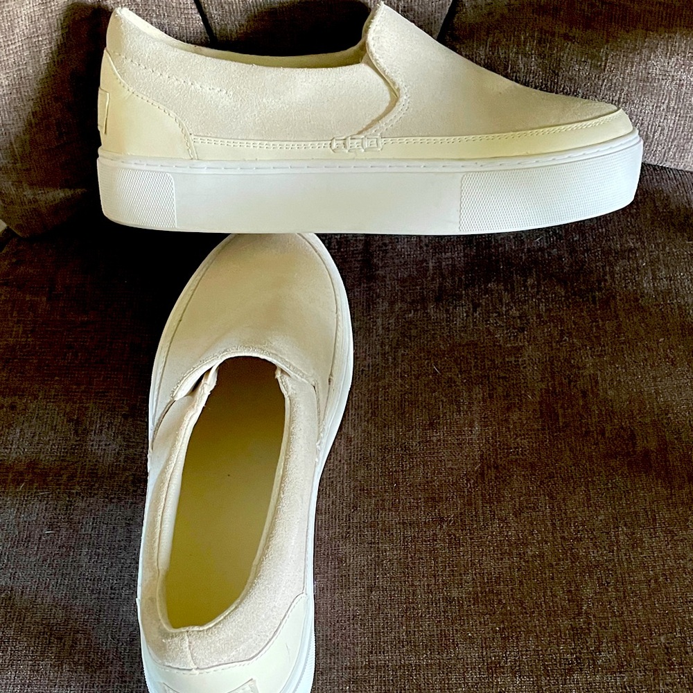 UGG Women's Off-White Slip-On Sneakers